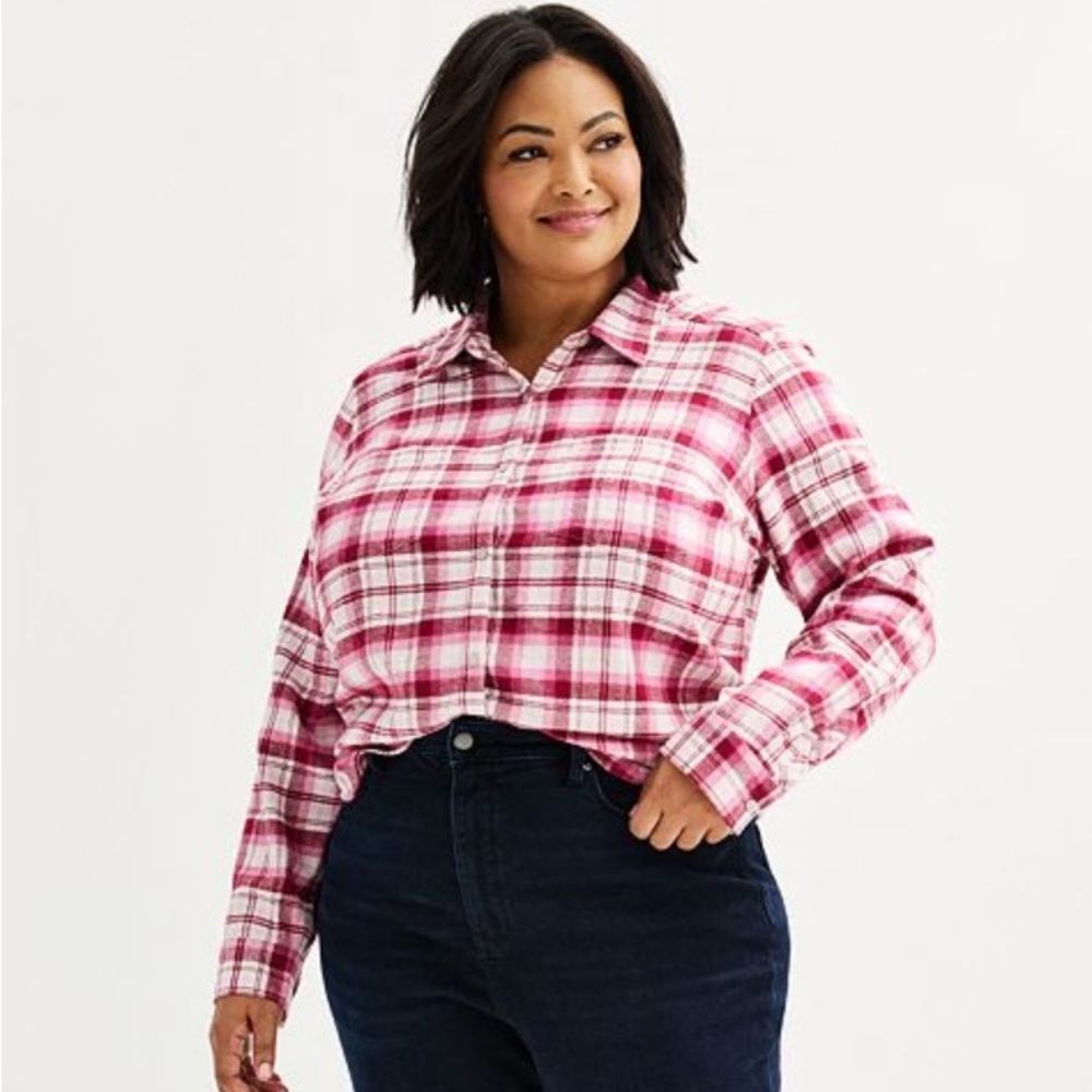 The Extra Soft Plaid Flannel Shirt, NEW, 3X